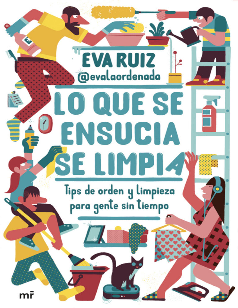 Lo que se ensucia se limpia Spanish Edition Eva Ruiz evalaordenada Kitap Kapağı