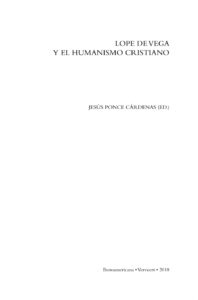 Lope de Vega y el Humanismo cristiano Spanish Edition Jesus Ponce Cardenas Kitap Kapağı