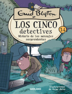 Los cinco detectives 14 Misterio de los mensajes sorprendentes Spanish Edition Enid Blyton Kitap Kapağı