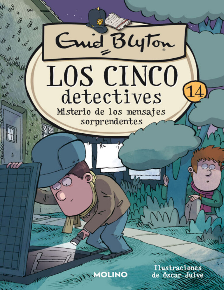 Los cinco detectives 14 Misterio de los mensajes sorprendentes Spanish Edition Enid Blyton Kitap Kapağı