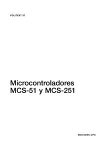 Microcontroladores MCS 51 y MCS 251 Spanish Edition Jose Matas Alcala Kitap Kapağı