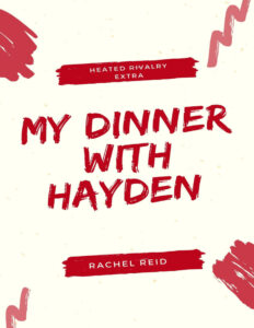 My Dinner with Hayden Spanish Edition Rachel Reid Kitap Kapağı