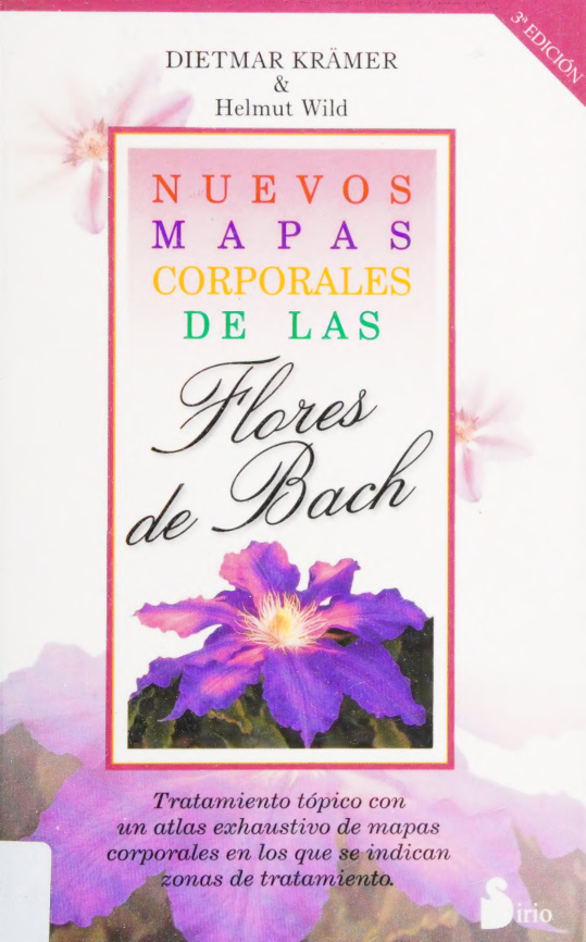 Nuevos Mapas Corporales De Las Flores De Bach Spanish Edition Dietmar Krmer Kitap Kapağı