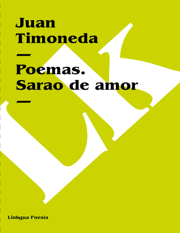 Poemas Sarao de amor Spanish Edition Juan Timoneda Kitap Kapağı