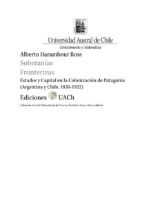 Soberanias fronterizas Spanish Edition Alberto Harambour Kitap Kapağı