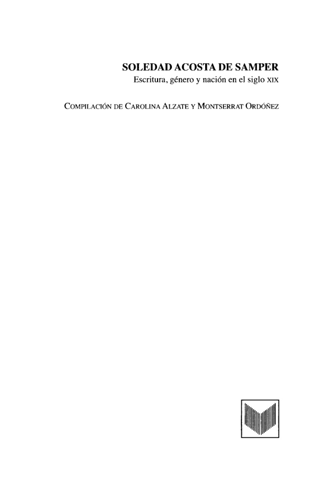 Soledad Acosta de Samper Spanish Edition Carolina Alzate Kitap Kapağı