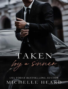 Taken by a sinner Spanish Edition Michelle Heard Kitap Kapağı