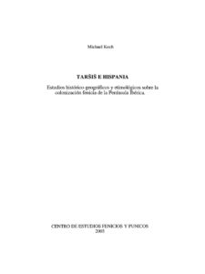 Tarsis e Hispania Spanish Edition Michael Koch Kitap Kapağı