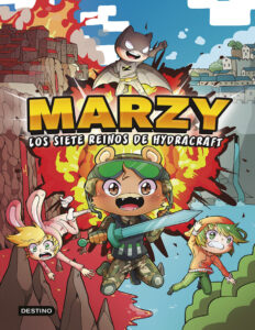 The MarZy 1 Marzy y los Siete Reinos de Hydracraft Spanish Edition The MarZy Kitap Kapağı
