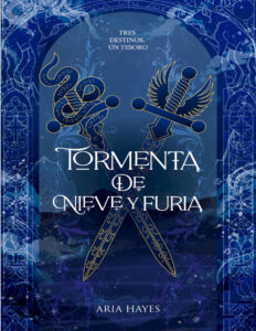 Tormenta de nieve y furia Spanish Edition Aria Hayes Kitap Kapağı
