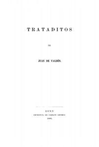 Trataditos Spanish Edition Juan de Valdes Kitap Kapağı