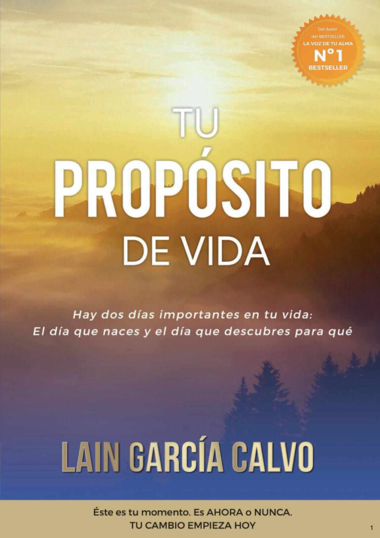 Tu proposito de vida Spanish Edition Lain Garcia Calvo Kitap Kapağı