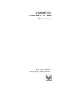 Vanguardia espanola e intermedialidad Spanish Edition Mechthild Albert Kitap Kapağı