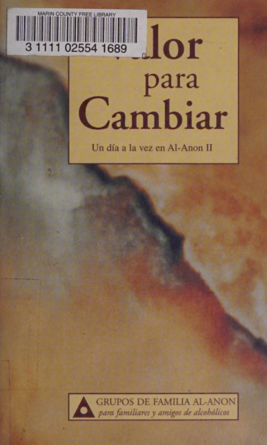 valor para cambiar Spanish Edition Al Anon Kitap Kapağı