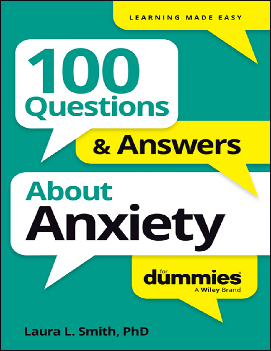 100 Questions n Answers About Anxiety Laura L Smith Kitap Kapağı