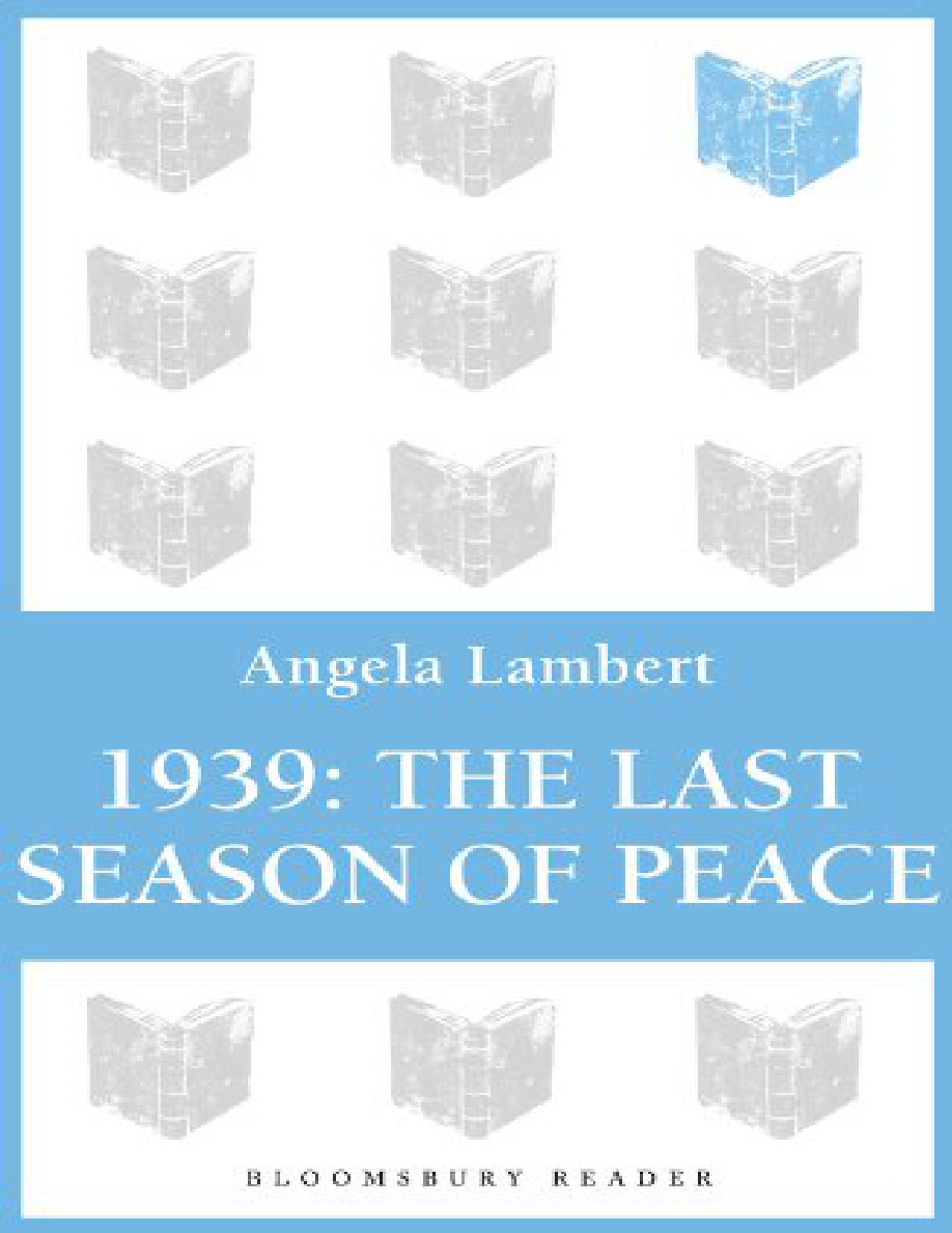 1939 The Last Season of Peace Angela Lambert Kitap Kapağı