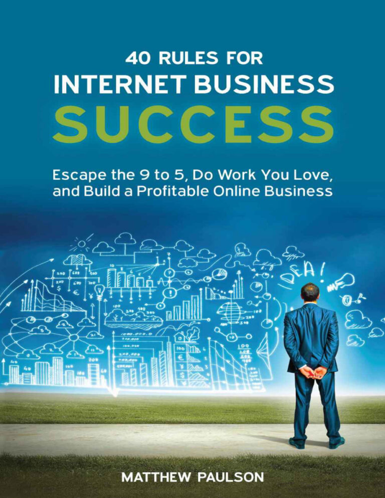 40 rules for internet business success MATHEW PAULSON Kitap Kapağı