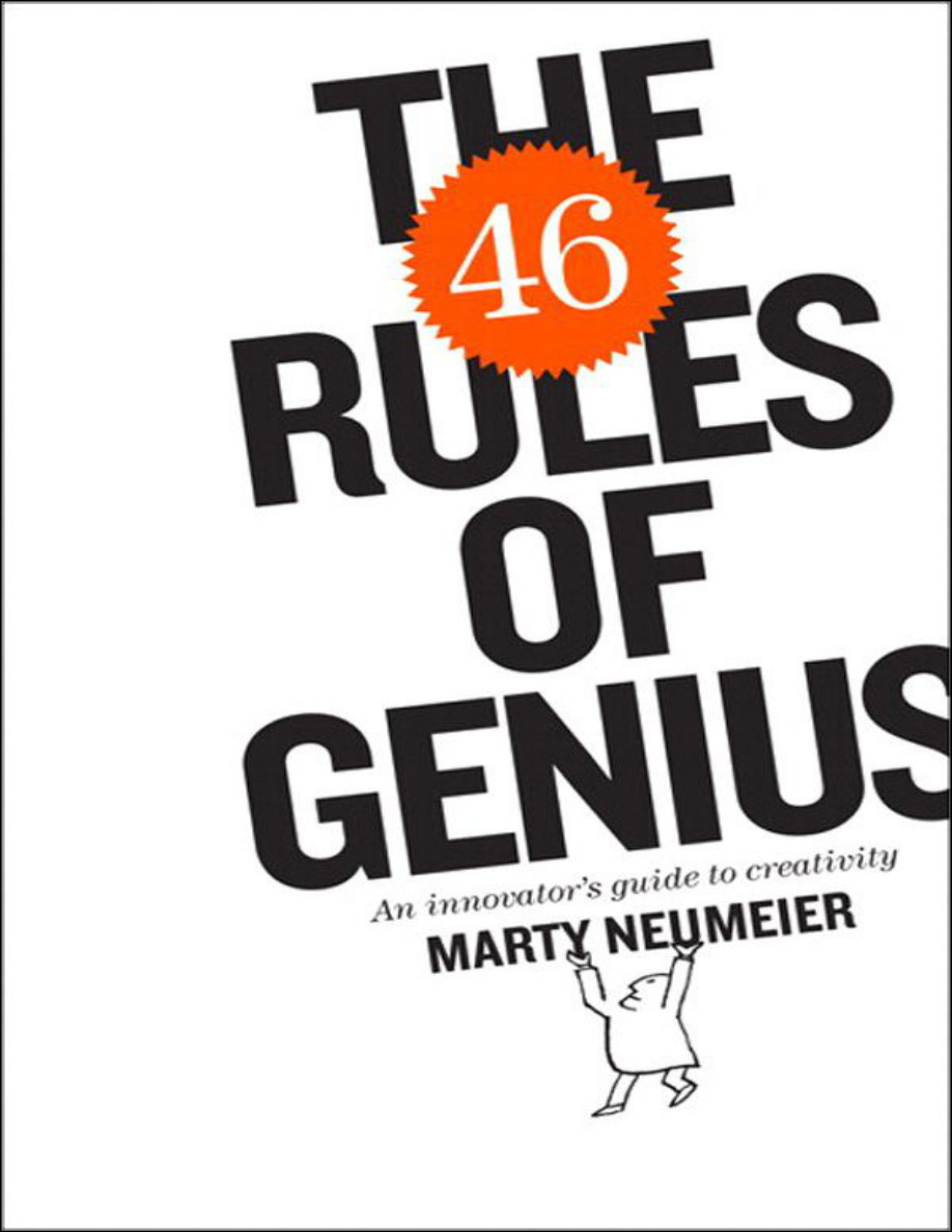 46 Rules of Genius Marty Neumeier Kitap Kapağı