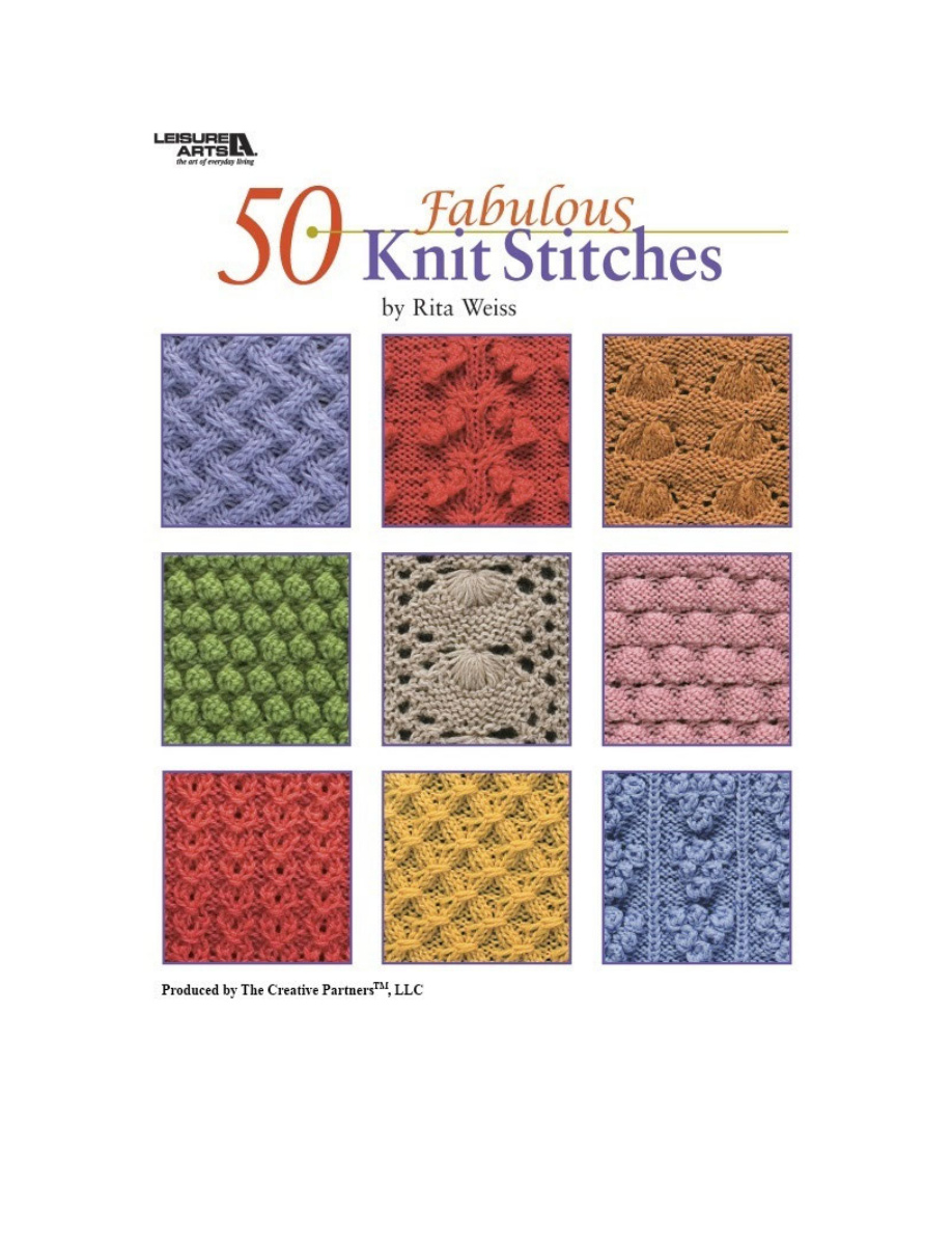 50 Fabulous Knit Stitches PDF Download