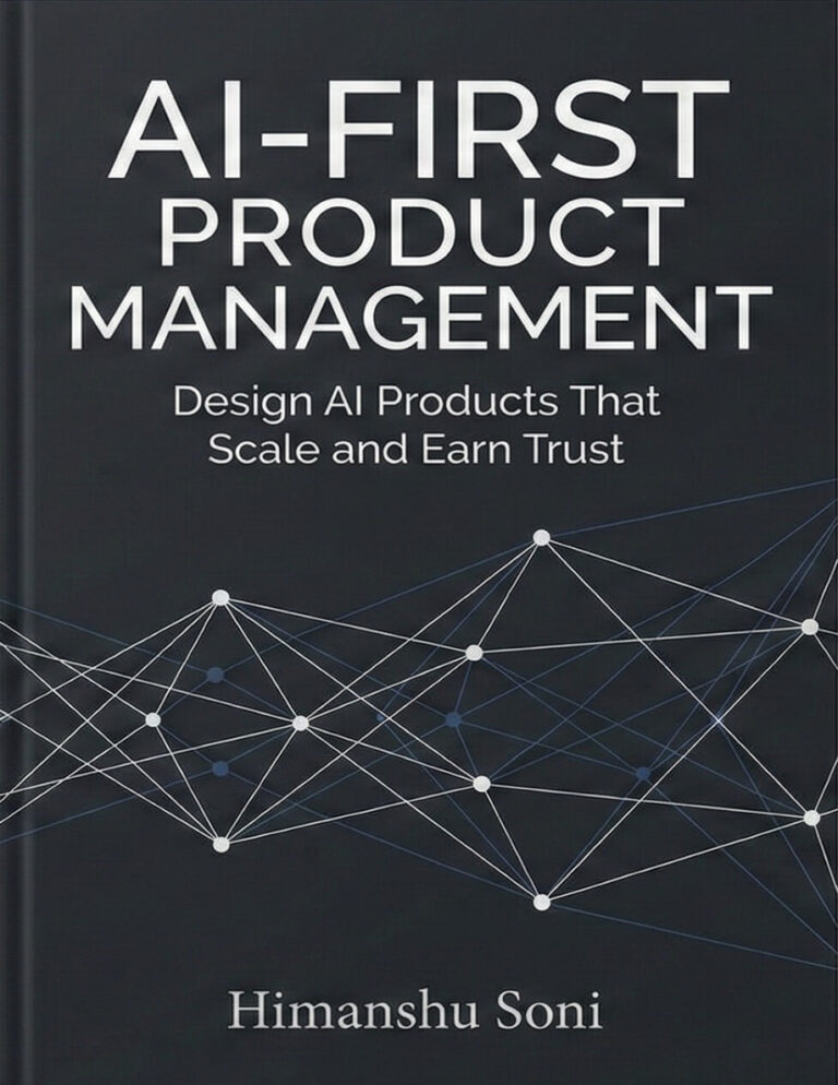 AI First Product Management Design AI Products That Scale Earn Trust Himanshu Soni Kitap Kapağı