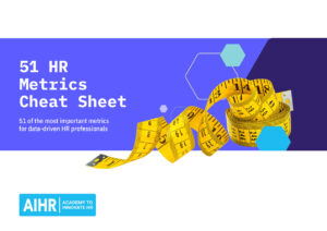 AIHR HR Metrics Cheat sheet Kitap Kapağı