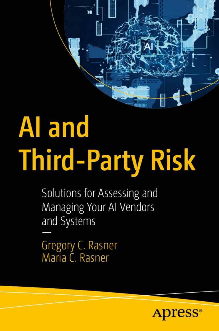 AI and Third Party Risk Gregory C Rasner Kitap Kapağı