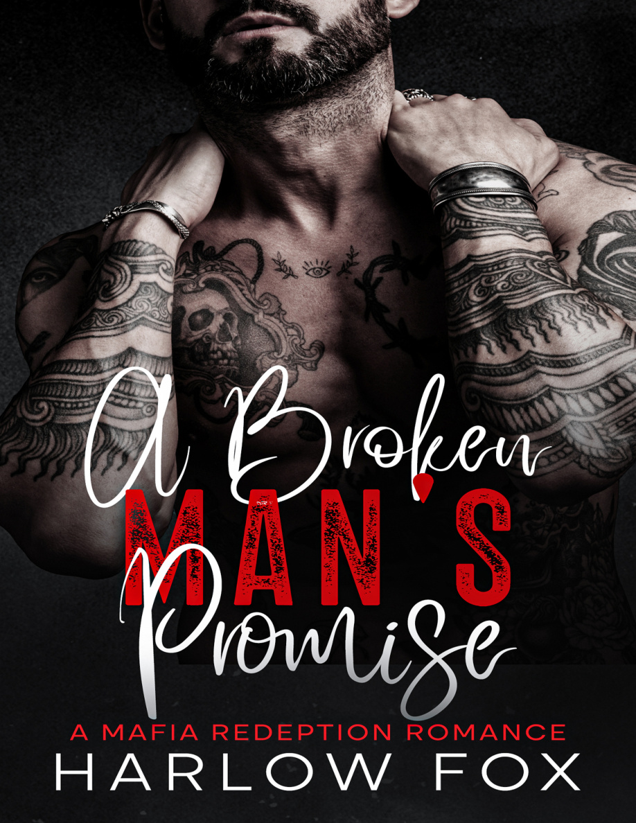 A Broken Mans Promise Harlow Fox Kitap Kapağı