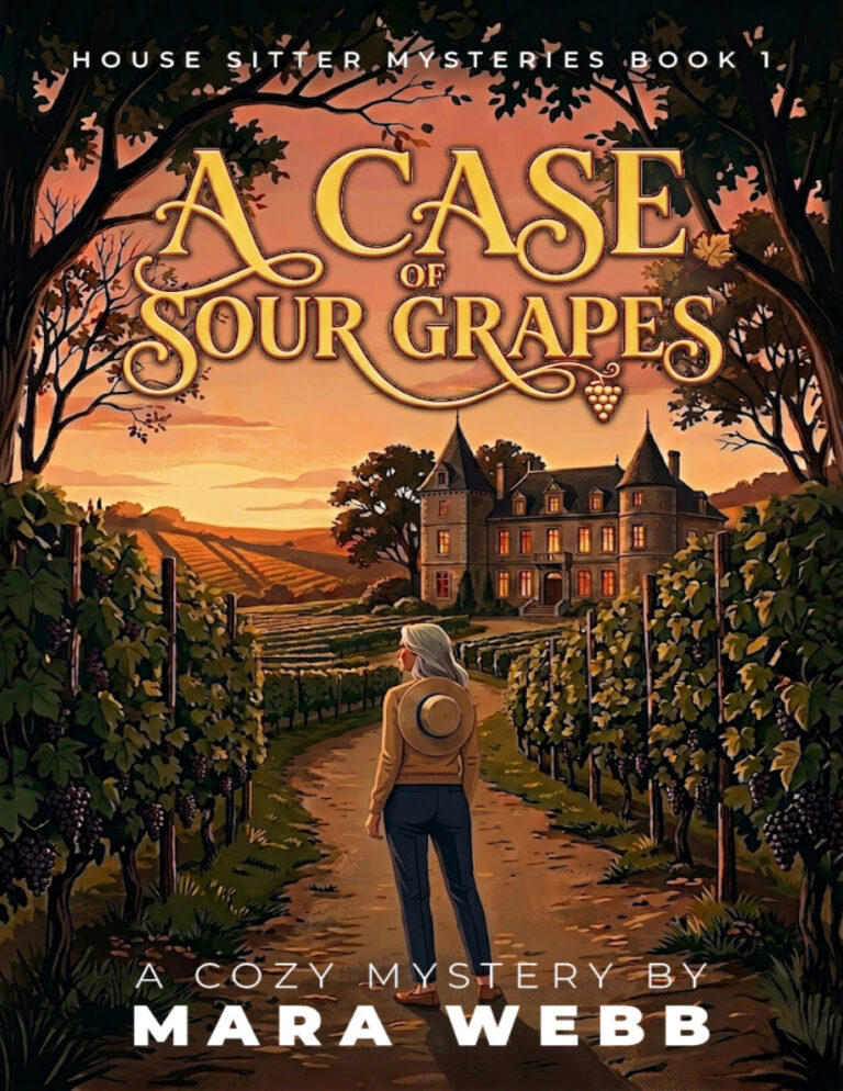 A Case of Sour Grapes Mara Webb Kitap Kapağı