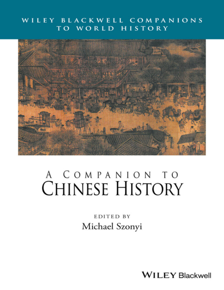 A Companion to Chinese History Michael Szonyi Kitap Kapağı