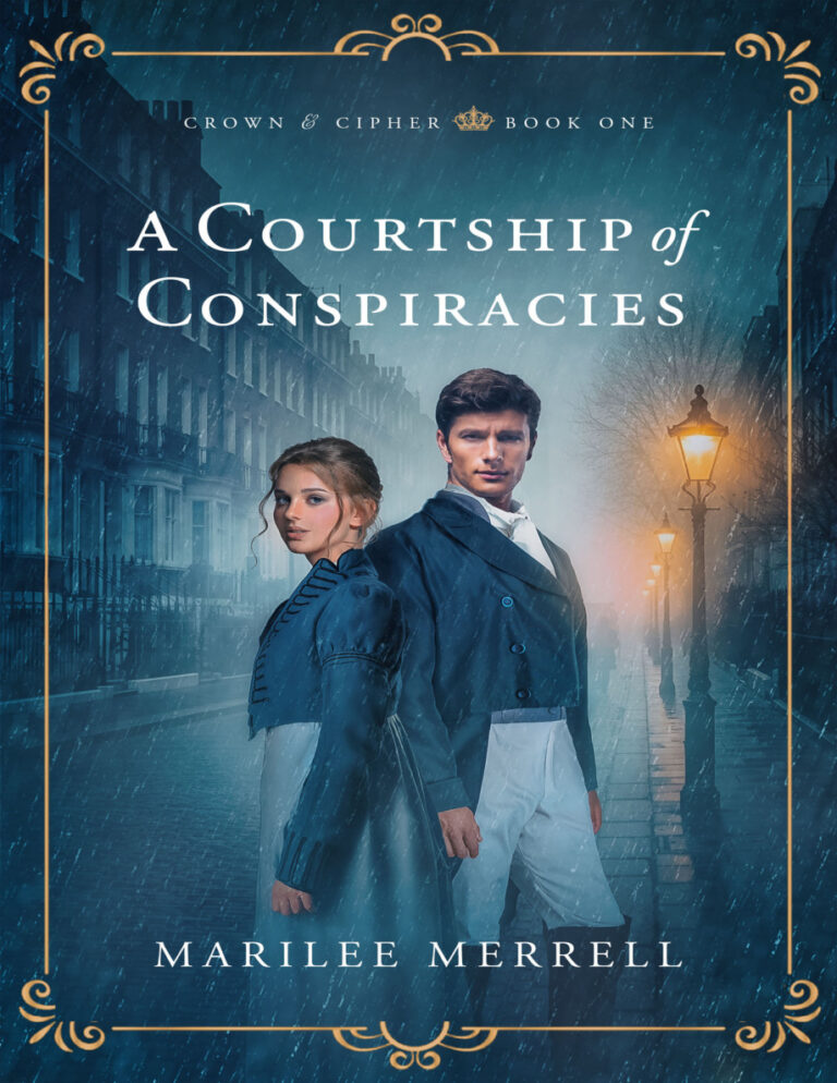 A Courtship of Conspiracies Marilee Merrell Kitap Kapağı