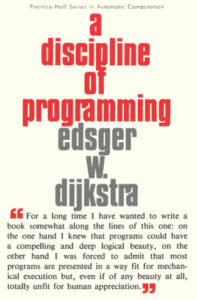A Discipline of Programming Edsger Kitap Kapağı