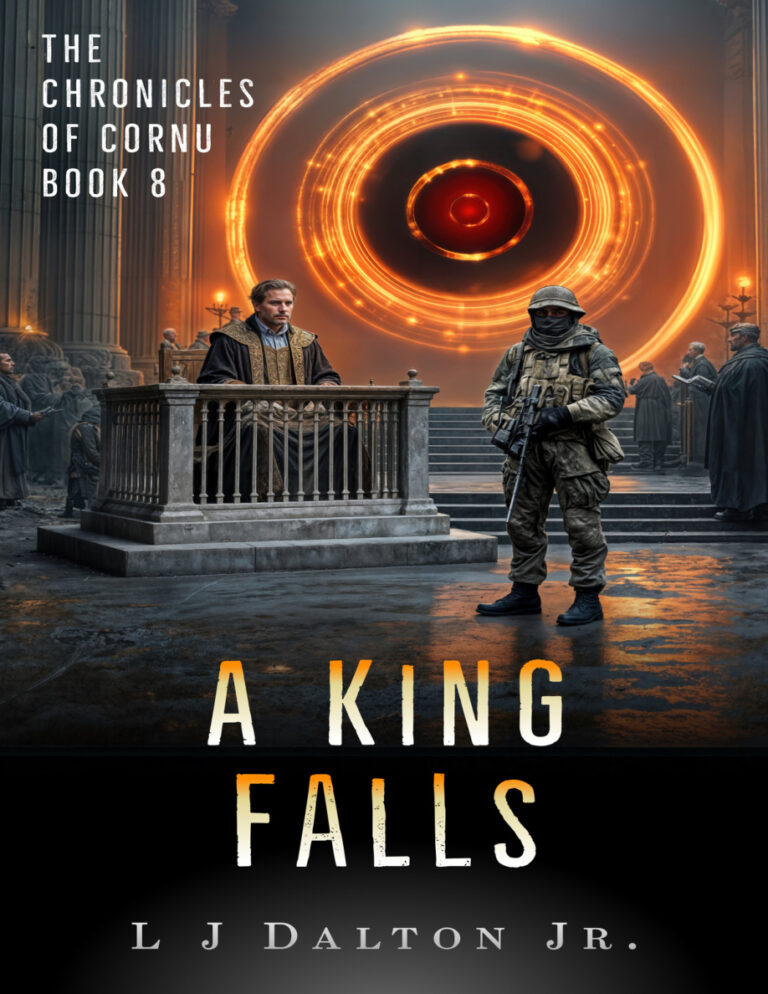 A King Falls L J Dalton Kitap Kapağı