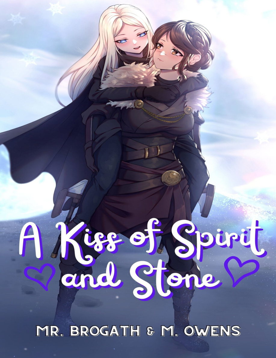 A Kiss of Spirit and Stone Tales of Love and Magic Yuri Light Novels Book 6 Mr Brogath Kitap Kapağı