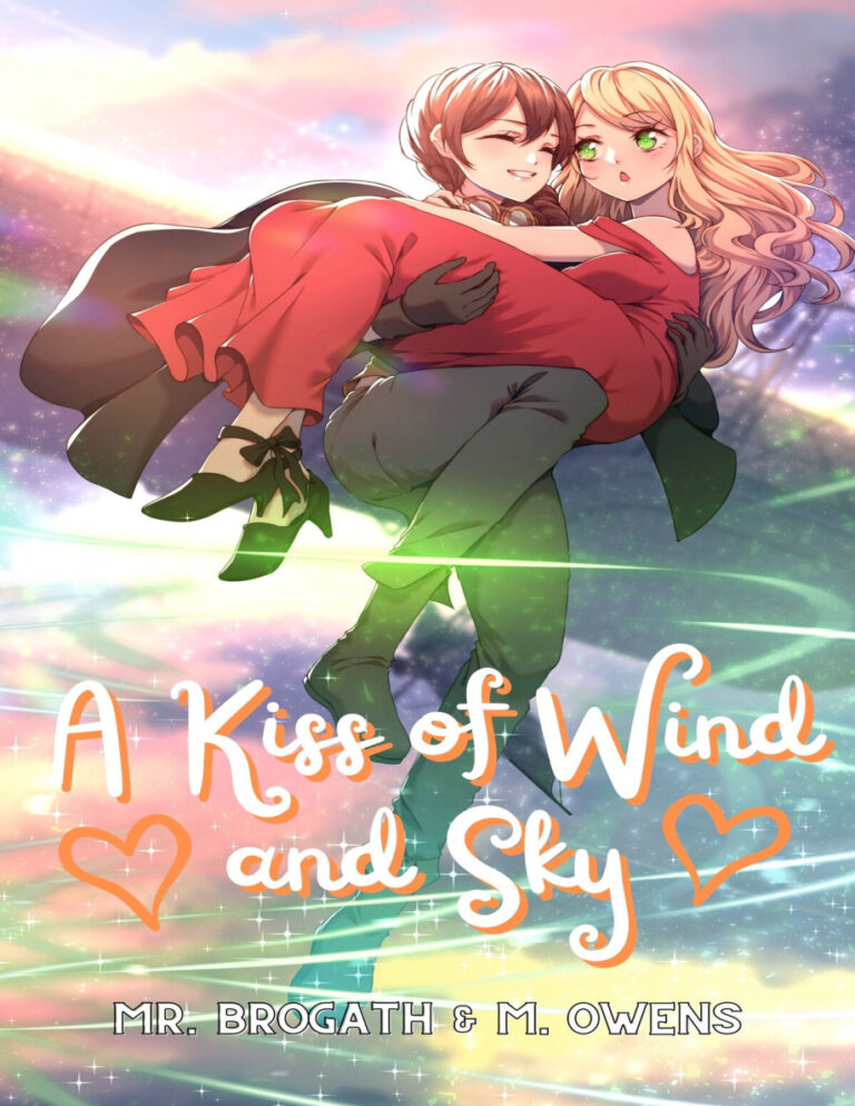 A Kiss of Wind and Sky Mr Brogath Kitap Kapağı