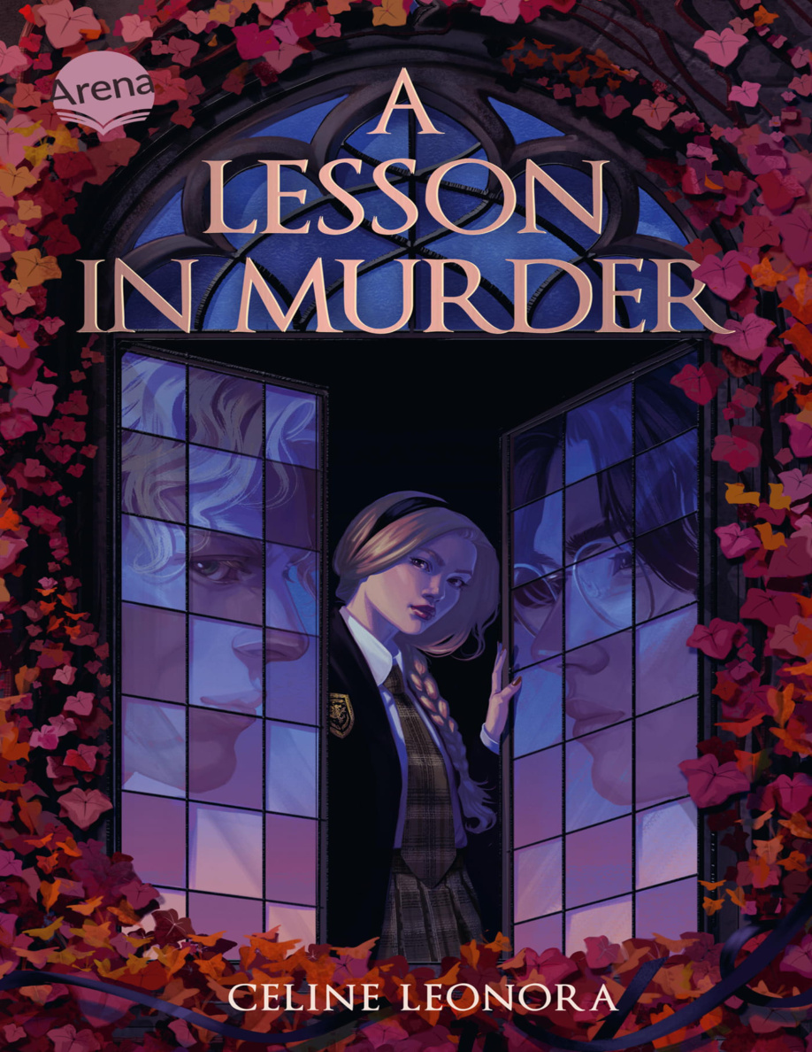 A Lesson in Murder Celine Leonora Kitap Kapağı