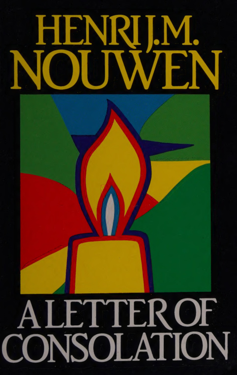 A Letter of Consolation Henri Nouwen Kitap Kapağı