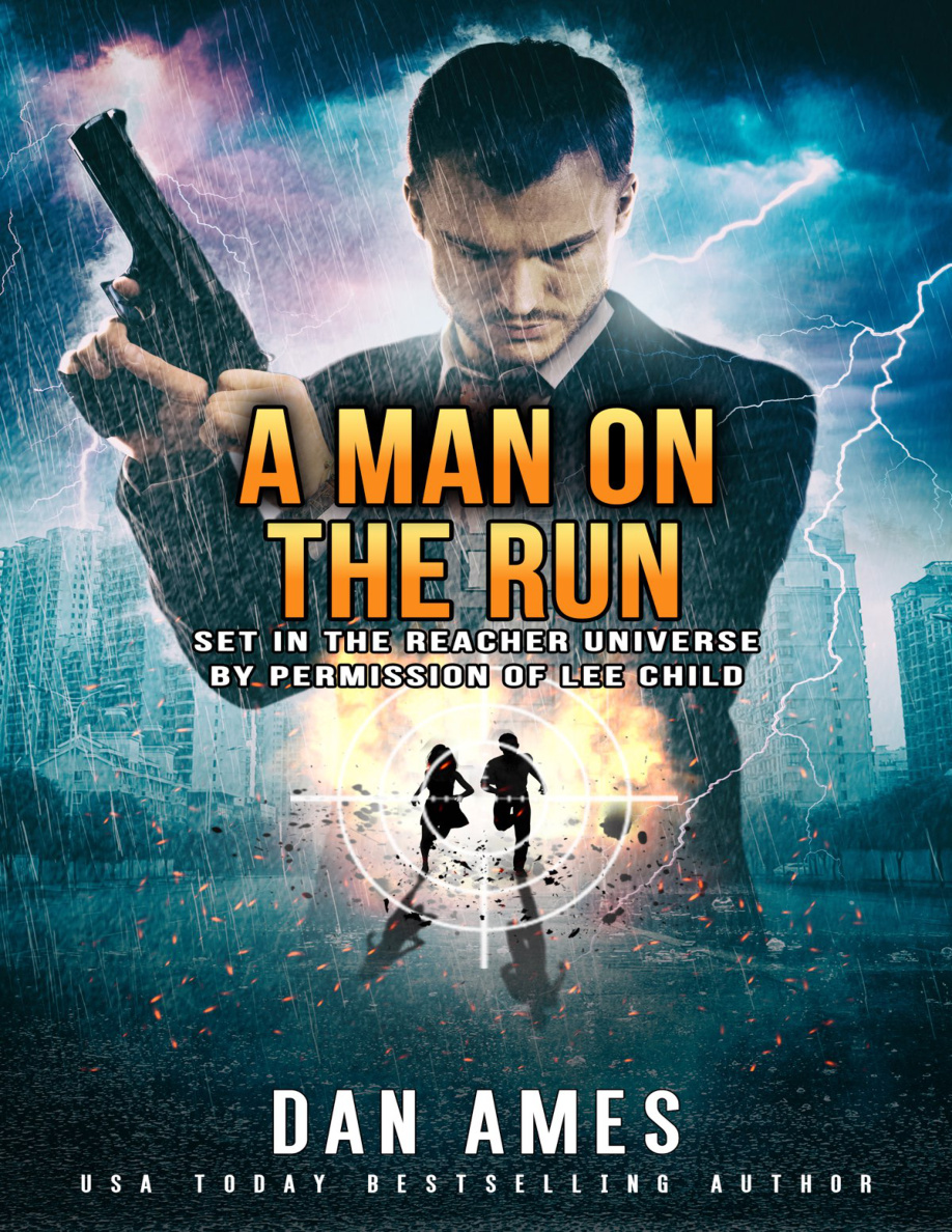 A Man on the Run Dan ames Kitap Kapağı