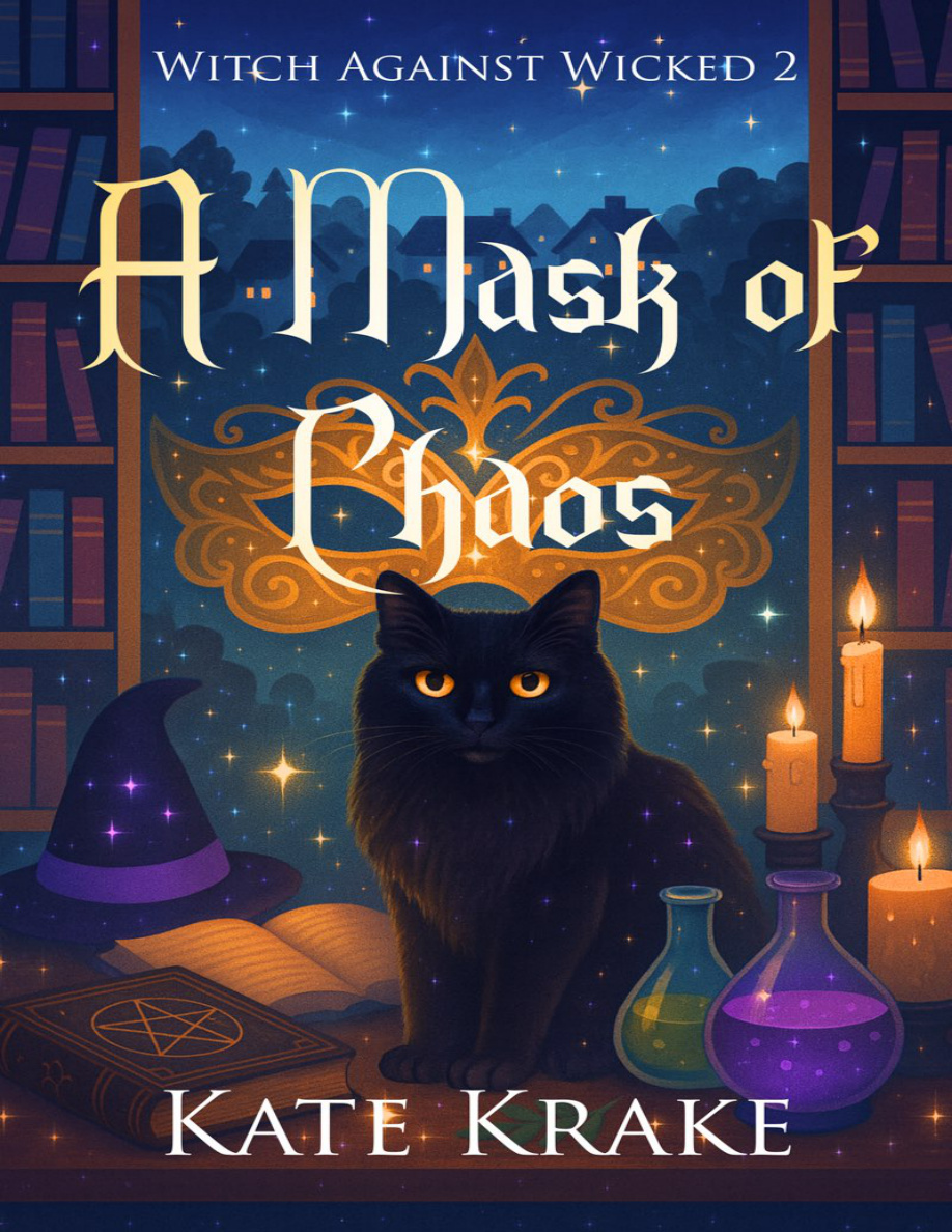 A Mask of Chaos Kate Krake Kitap Kapağı