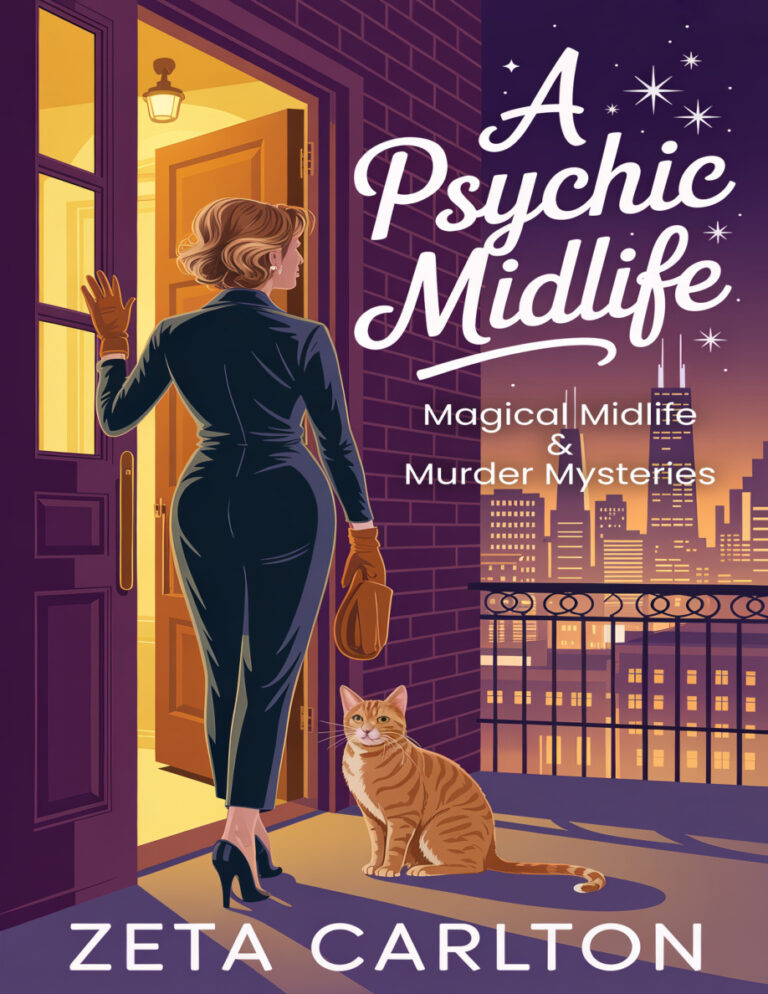 A Psychic Midlife Zeta Carlton Kitap Kapağı