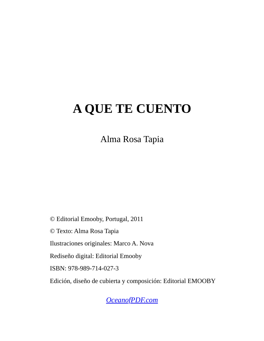 A Que Te Cuento PDF Download