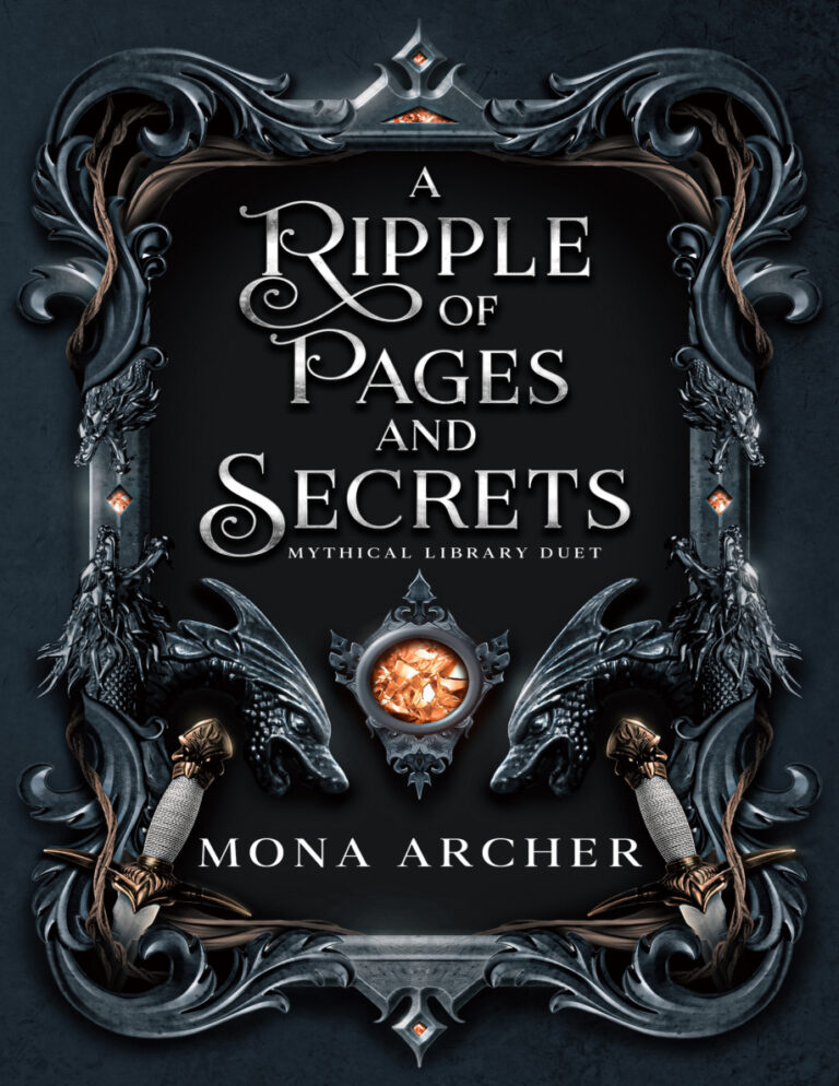 A Ripple of Pages and Secrets Mona Archer Kitap Kapağı