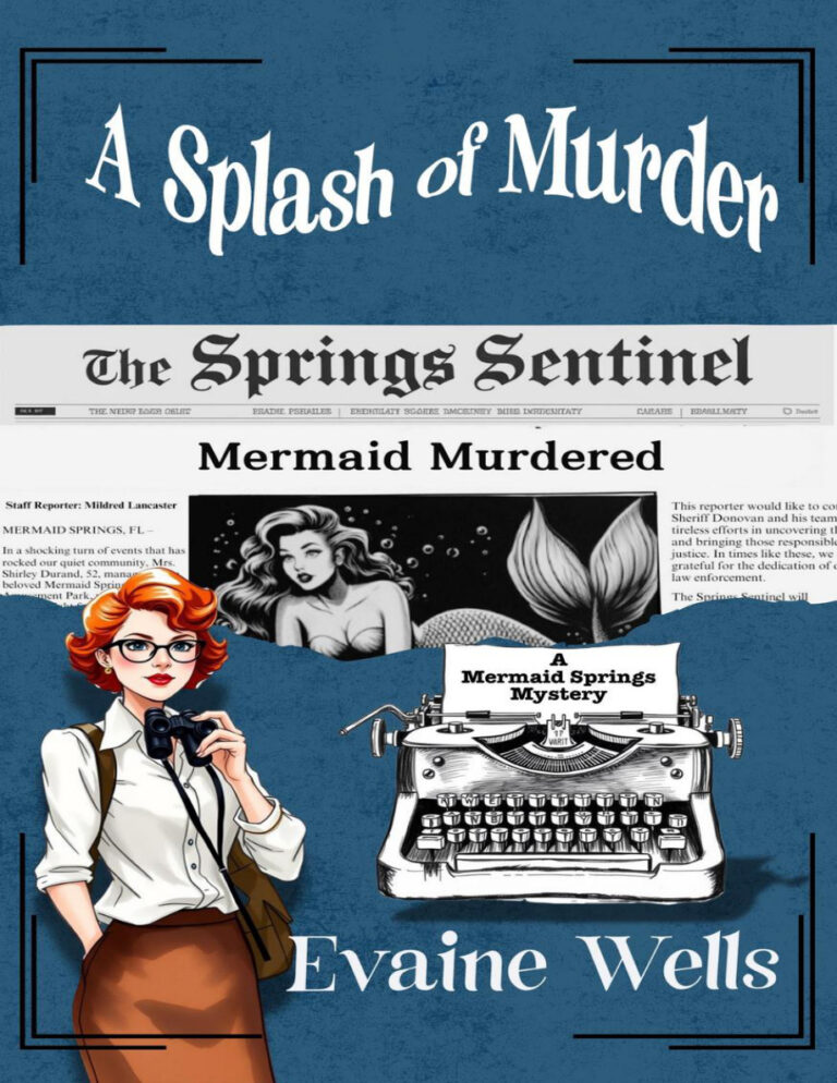A Splash of Murder Evaine Wells Kitap Kapağı
