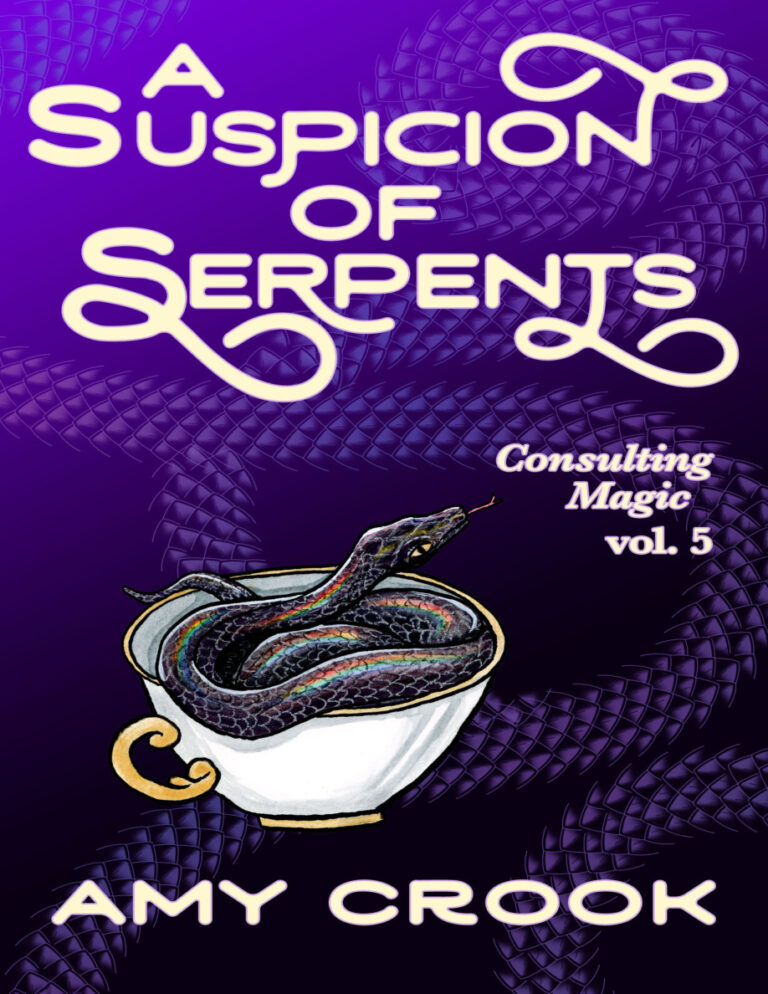 A Suspicion of Serpents Amy Crook Kitap Kapağı