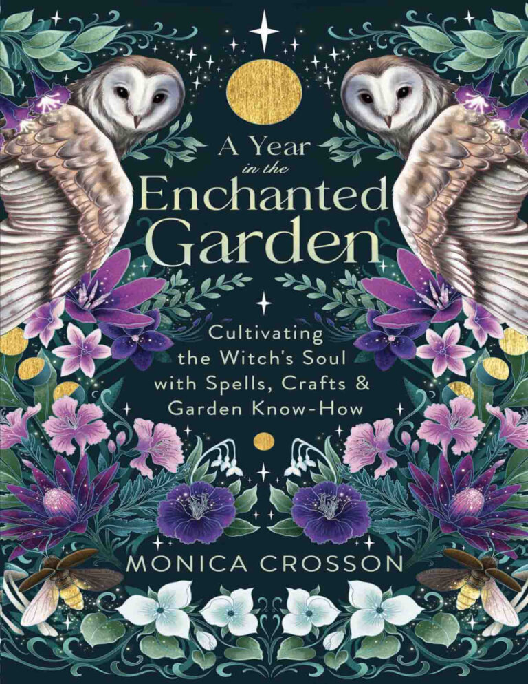 A Year in the Enchanted Garden Monica Crosson Kitap Kapağı
