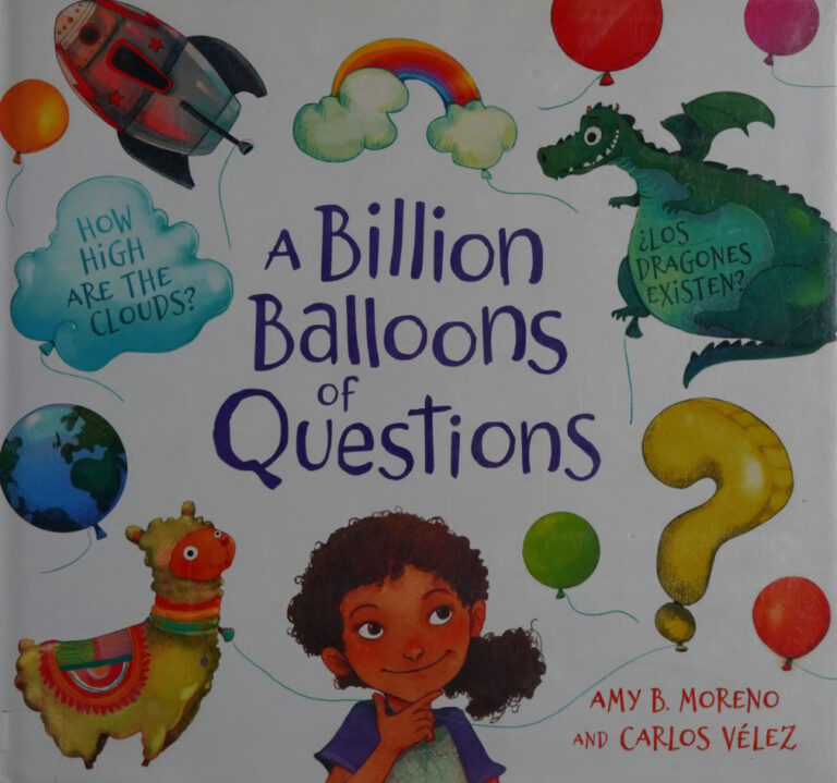 A billion balloons of questions Amy B Moreno Kitap Kapağı