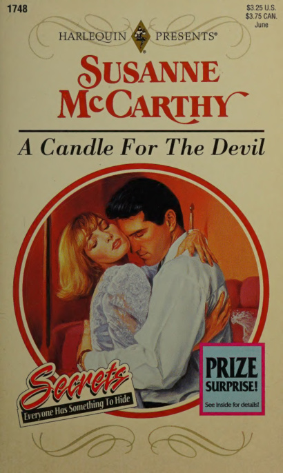 A candle for the devil Susanne McCarthy Kitap Kapağı