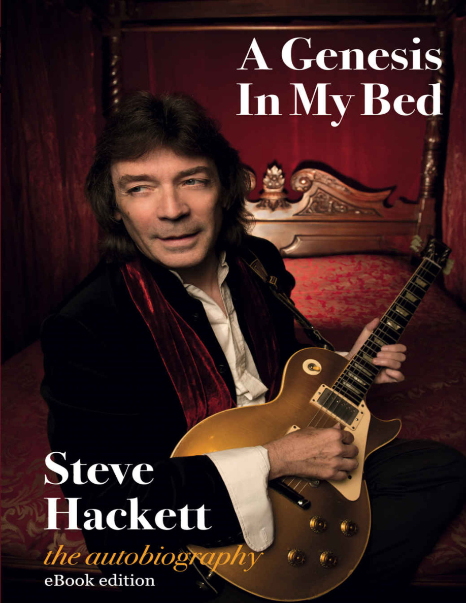 A genesis in my bed Steve Hackett Kitap Kapağı