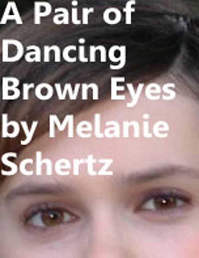 A pair of dancing brown eyes Melanie Schertz Kitap Kapağı