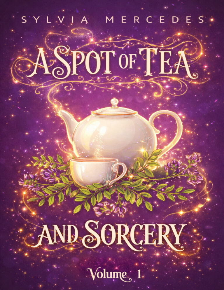 A spot of tea and sorcery Sylvia Mercedes Kitap Kapağı