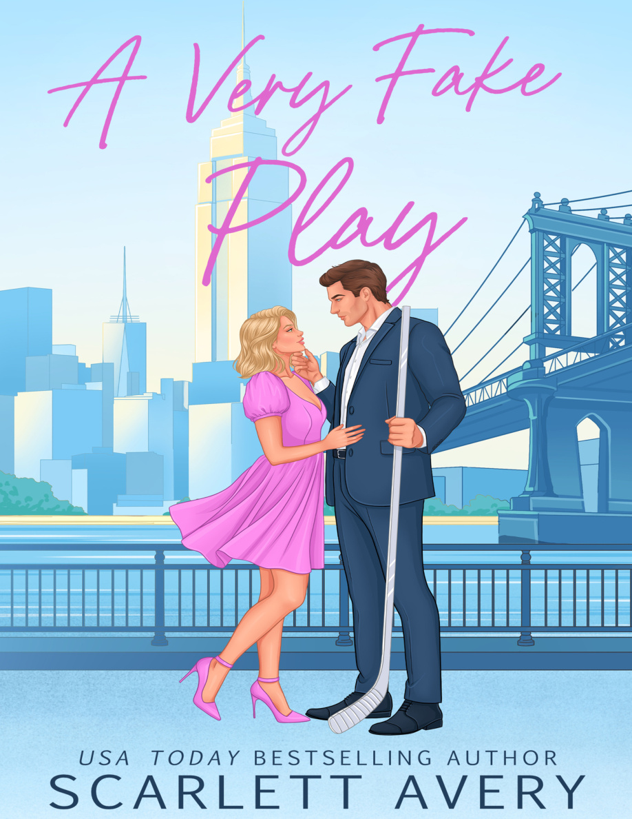 A very fake play Scarlett Avery Kitap Kapağı